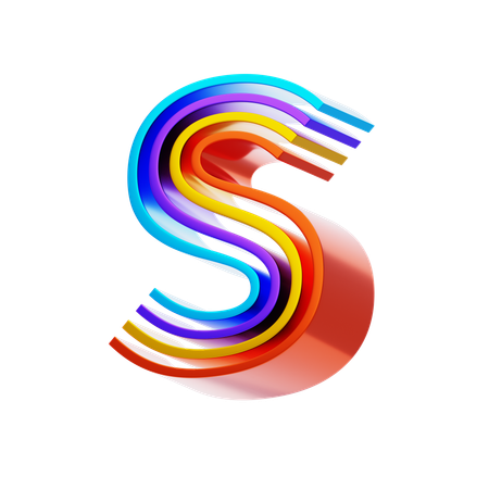 S  3D Icon