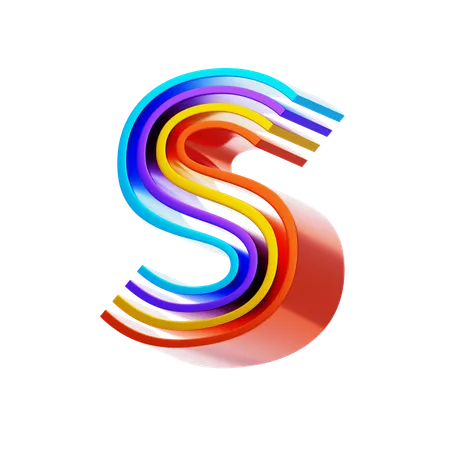 S  3D Icon