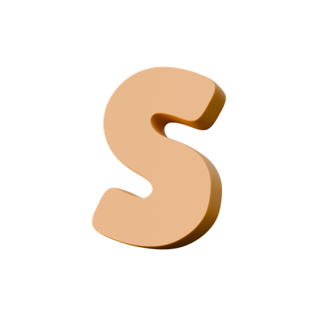 S  3D Icon
