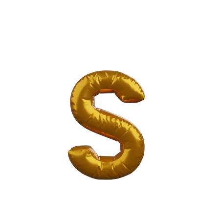 S  3D Icon