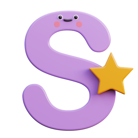 S  3D Icon