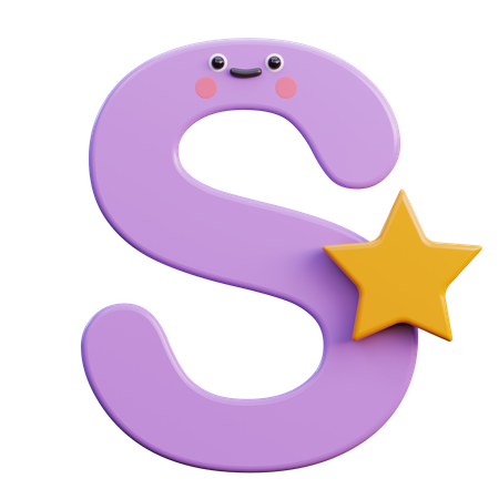 S  3D Icon