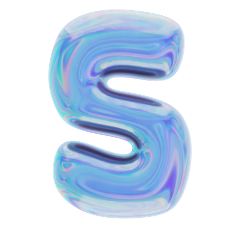 S Abstract Shape  3D Icon