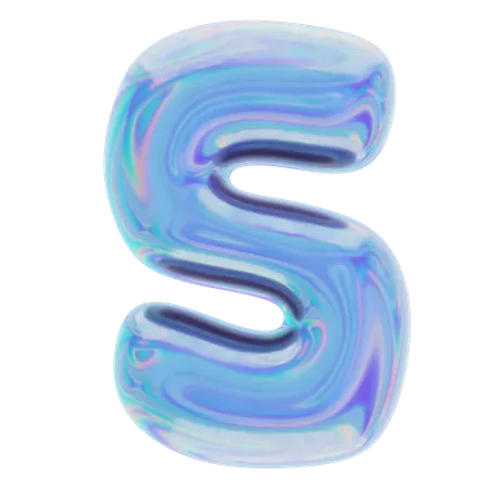 S Abstract Shape  3D Icon