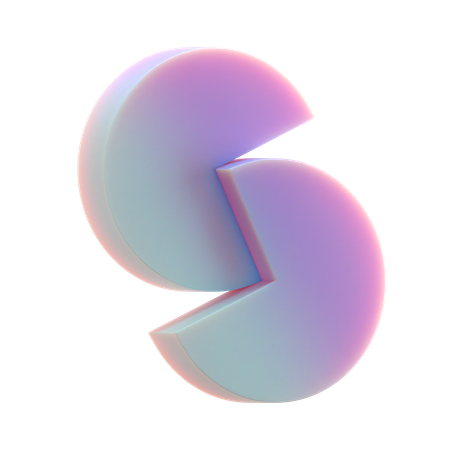 S abstrakte Form  3D Icon