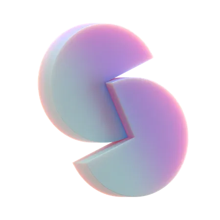 S abstrakte Form  3D Icon