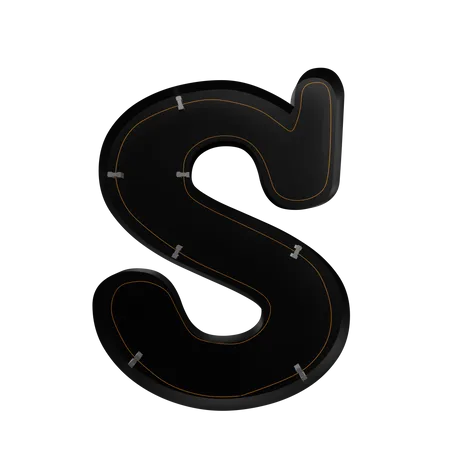 S Alphabet  3D Icon