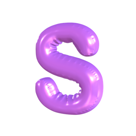 S Latter  3D Icon