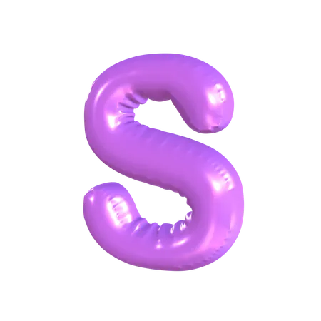 S Latter  3D Icon