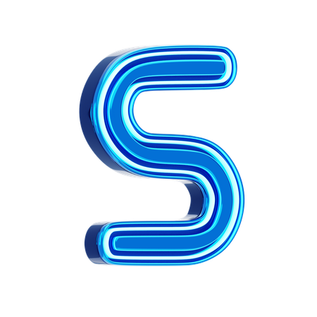 S Letter  3D Icon