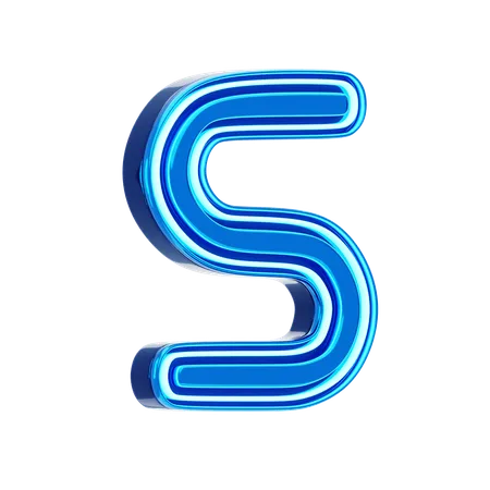 S Letter  3D Icon