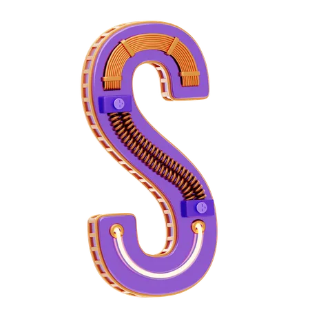 S Letter  3D Icon