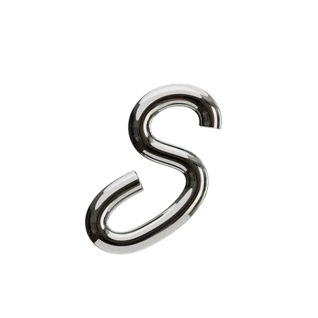 S Letter  3D Icon