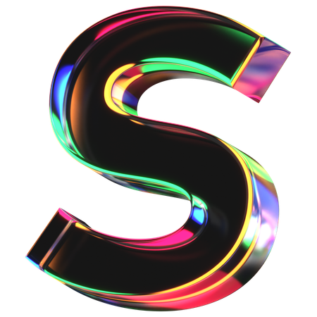 S Letter  3D Icon