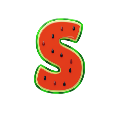 S Letter  3D Icon