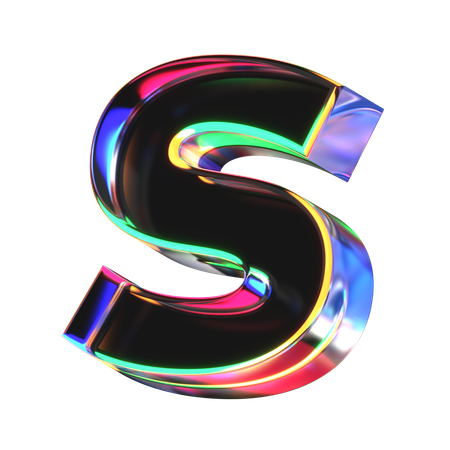 S Letter  3D Icon