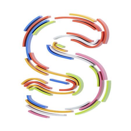 S Letter  3D Icon