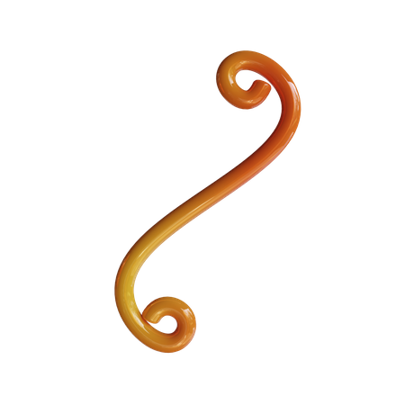 S spiral  3D Icon