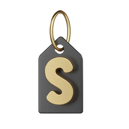 S Tag  3D Icon