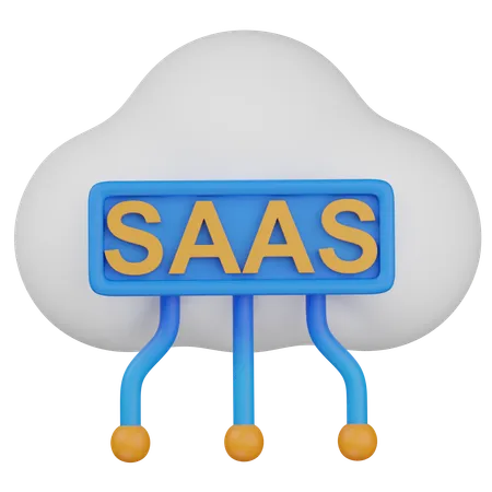 Saas  3D Icon