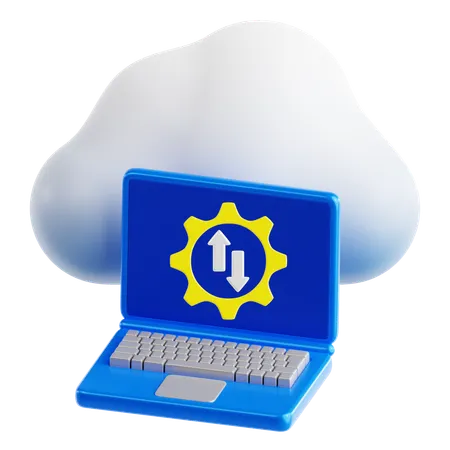 Saas 마이그레이션  3D Icon