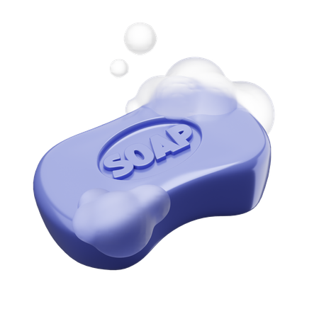 Sabão  3D Icon