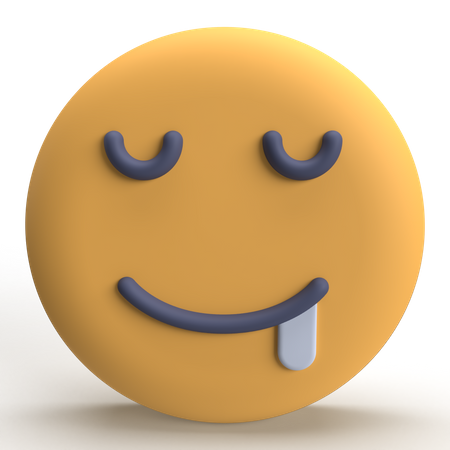 Sabbernder Emoji  3D Icon