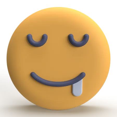 Sabbernder Emoji  3D Icon