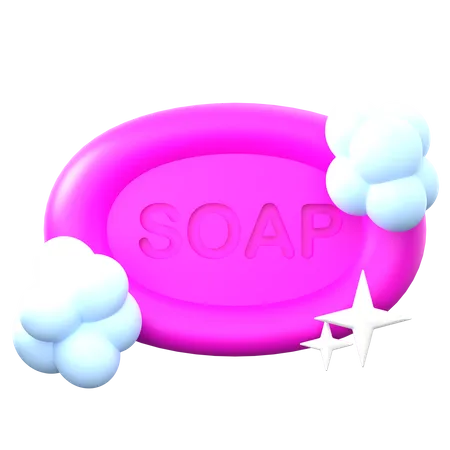 Sabão  3D Icon