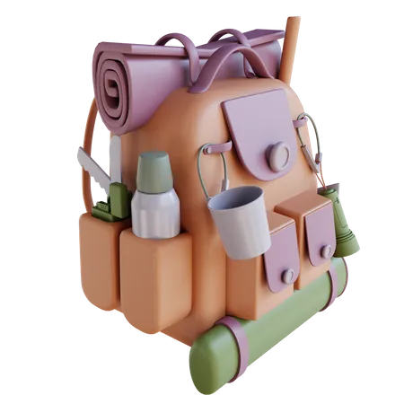 Sac à dos  3D Icon