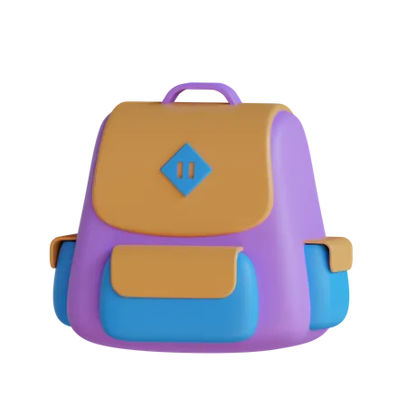 Sac à dos  3D Icon