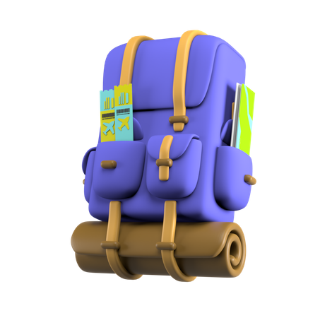 Sac à dos  3D Icon