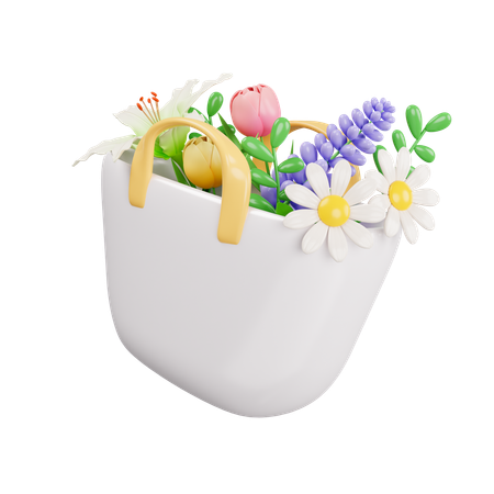 Sac de fleurs  3D Icon