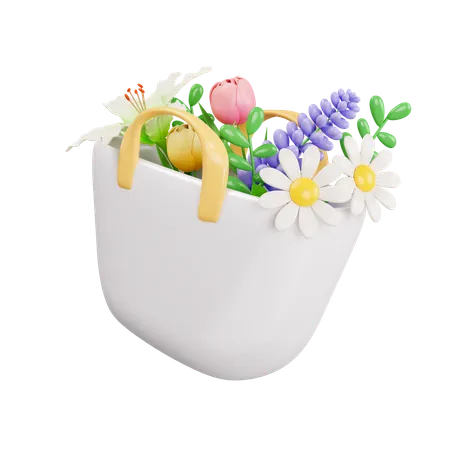 Sac de fleurs  3D Icon