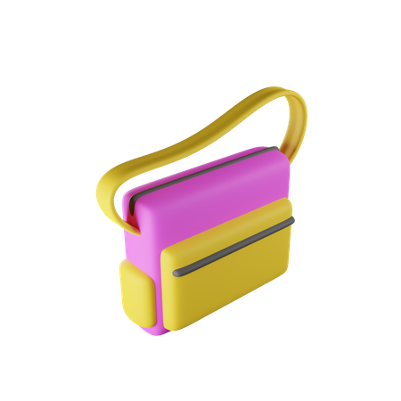 Sac en bandoulière  3D Icon