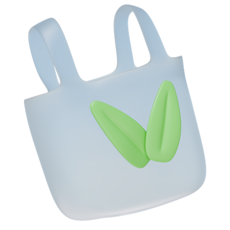 Sac biodégradable  3D Icon