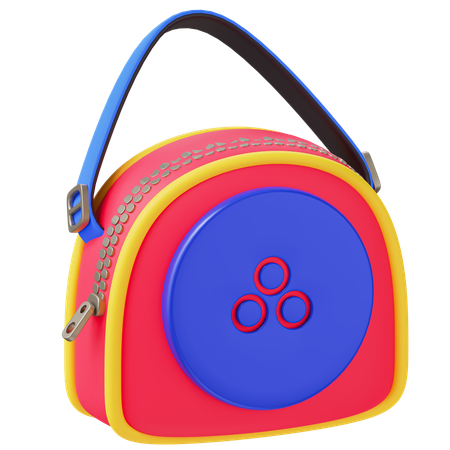 Sac de bowling  3D Icon