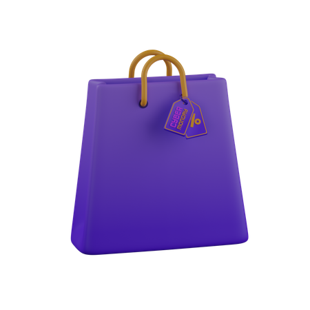 Sac du cyber lundi  3D Icon