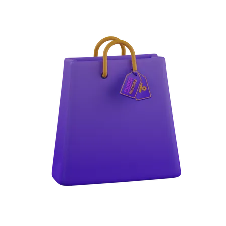 Sac du cyber lundi  3D Icon