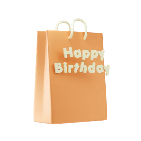 Sac d'anniversaire  3D Icon