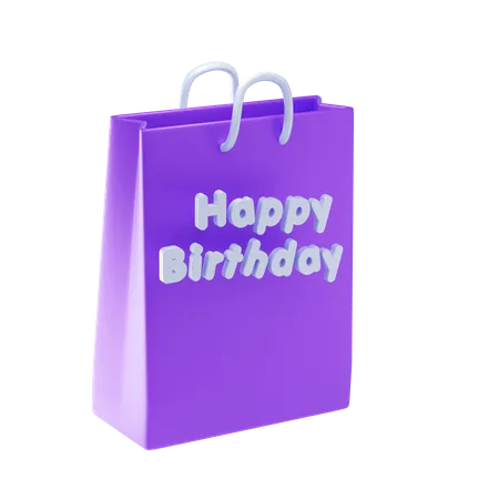 Sac d'anniversaire  3D Icon