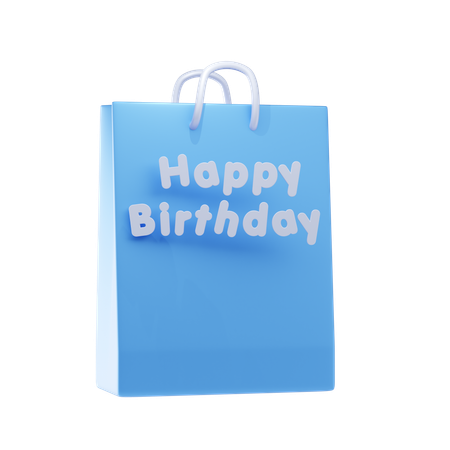 Sac d'anniversaire  3D Icon