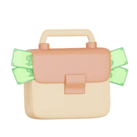 Sac d'argent  3D Icon