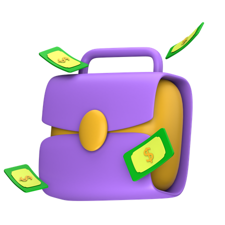 Sac d'argent  3D Icon