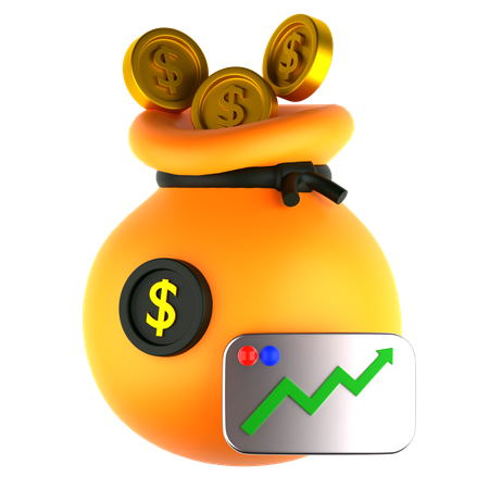Sac d'argent  3D Icon