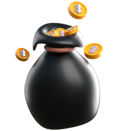 Sac d'argent  3D Icon