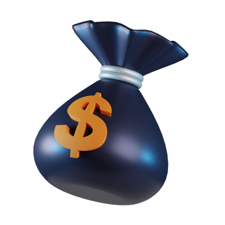 Sac d'argent  3D Icon