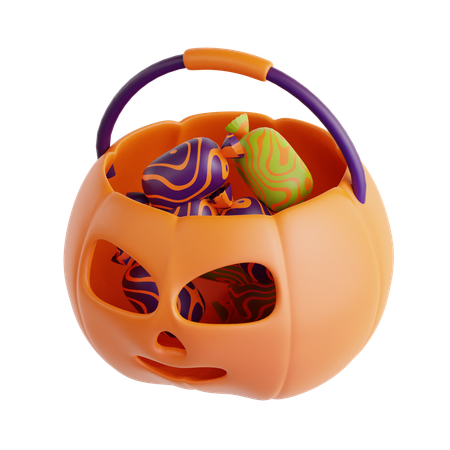 Sac de bonbons ou de friandises  3D Icon