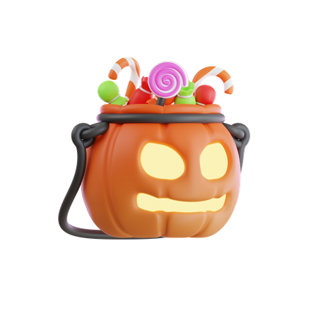 Sac de bonbons Halloween  3D Icon