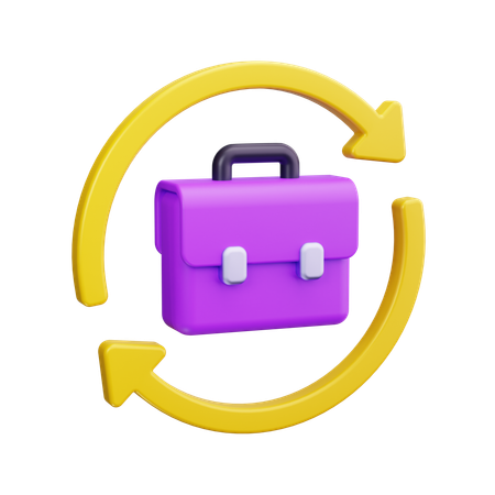 Sac de bureau  3D Icon